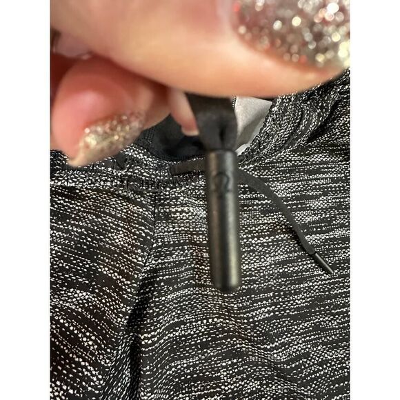 Lululemon Men Medium 9” Pace Breaker Unlined Jacquard Black White Running Shorts - Picture 11 of 15